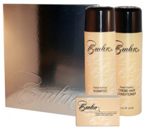 Emlin Shampoo 8 oz., Hair Conditioner 8 oz. & Soap 4.4 oz. Gift Set-0
